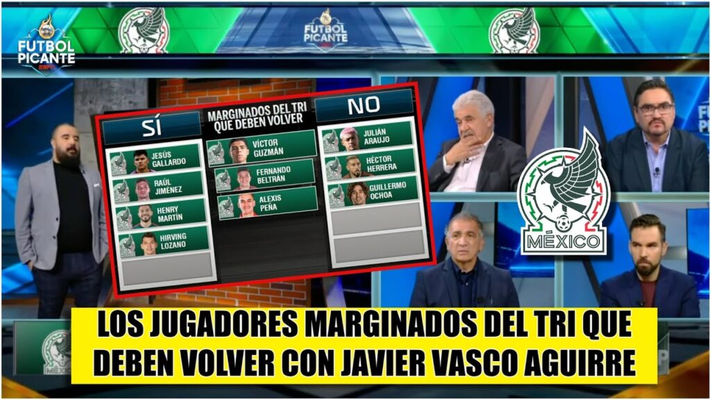 HENRY MARTÍN Y CHUCKY LOZANO, marginados del TRI que deben volver con VASCO AGUIRRE | Futbol Picante