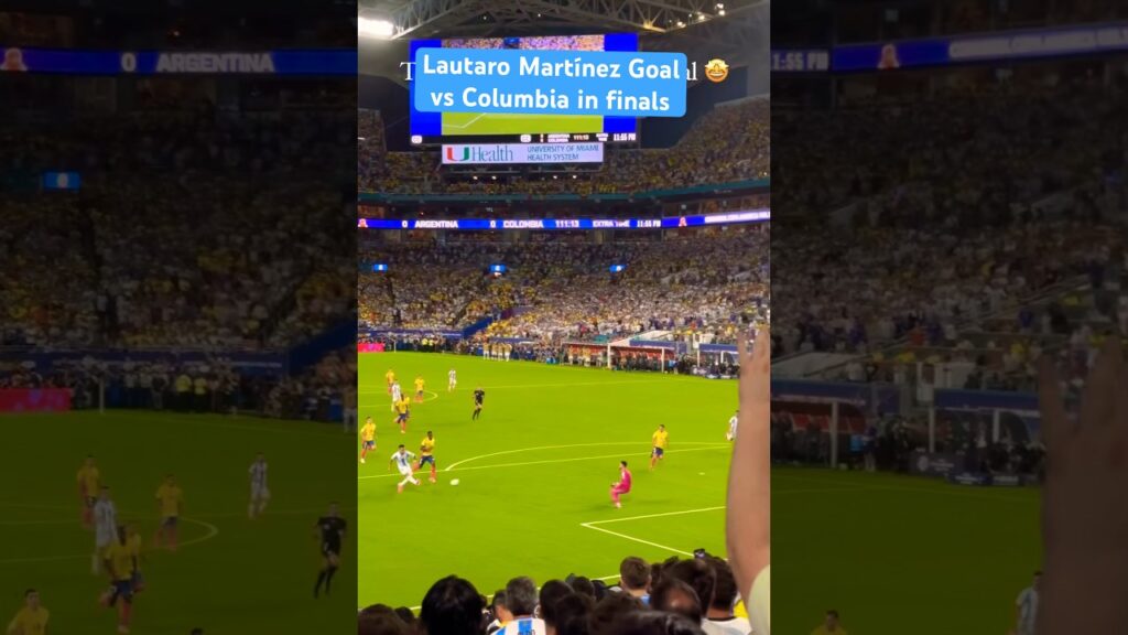 Lautaro Winning Goal🥳#martinez #argentina #copaamerica #messi #leomessi #football #ytshorts