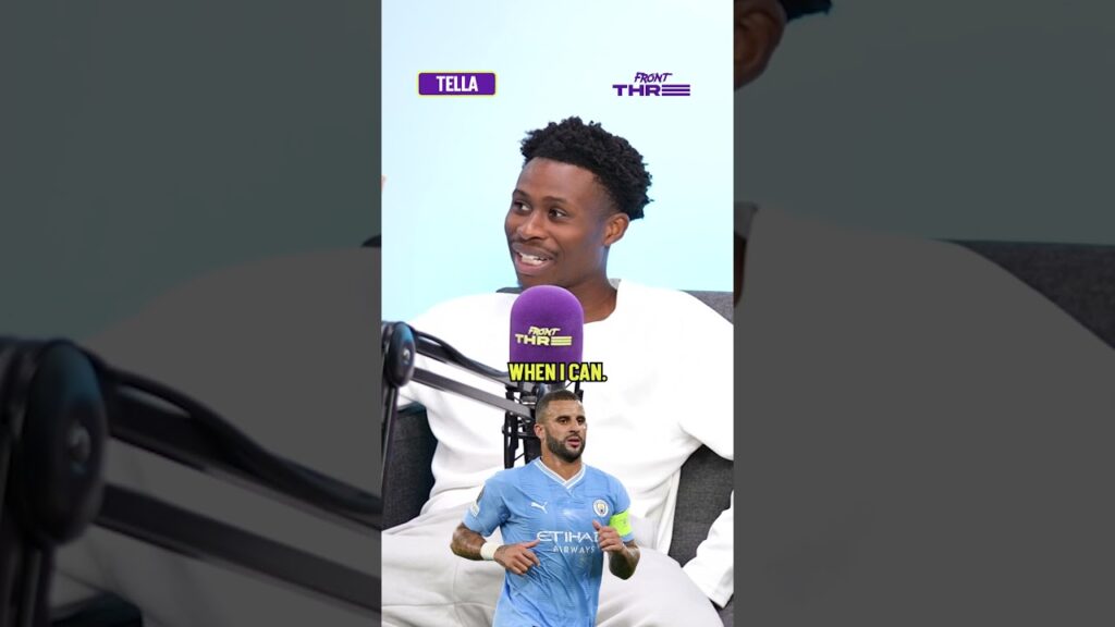 NATHAN TELLA DOESN'T want to face KYLE WALKER 🤯 #shorts #soccer #football