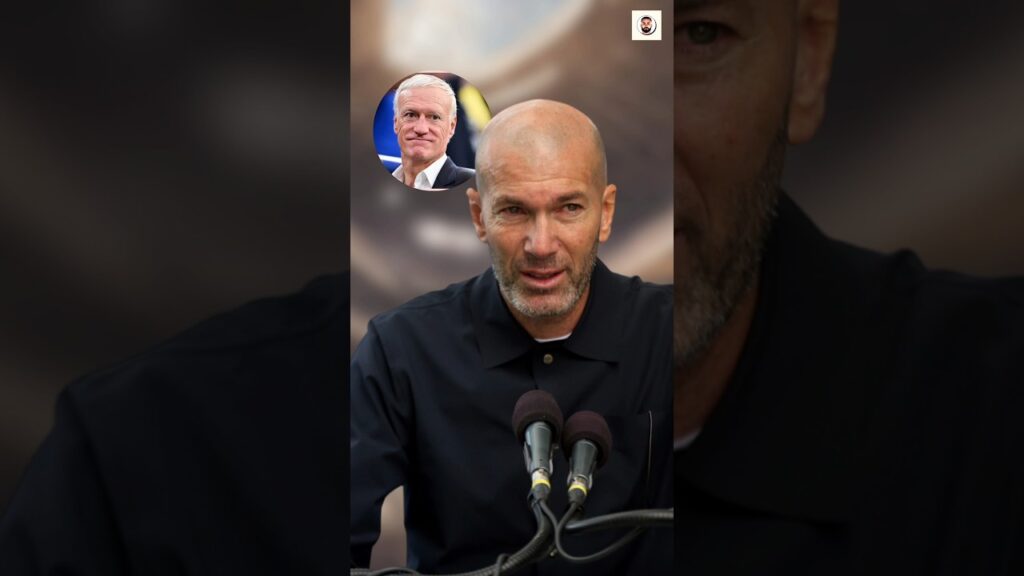 Zinédine Zidane n'entraînera pas l'équipe de France 😢 #zidane #deschamps #euro2024 #football #fff