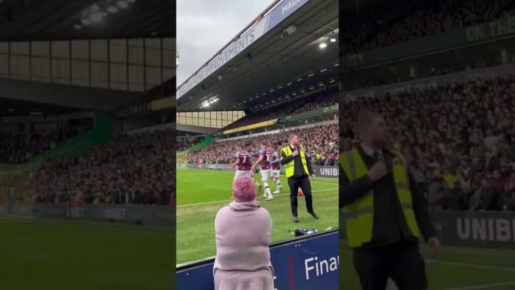 Burnley player celebrate Zaroury’s goal during 3-0 win vs Norwich