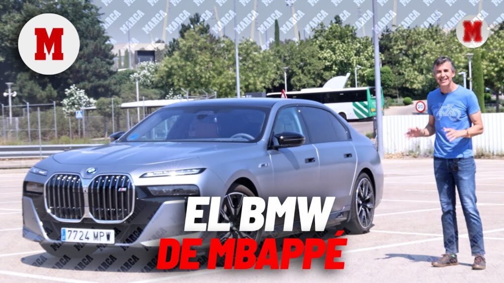 Kylian Mbappé y su BMW con 'mega televisión': así es el nuevo cochazo del astro francés I MARCA