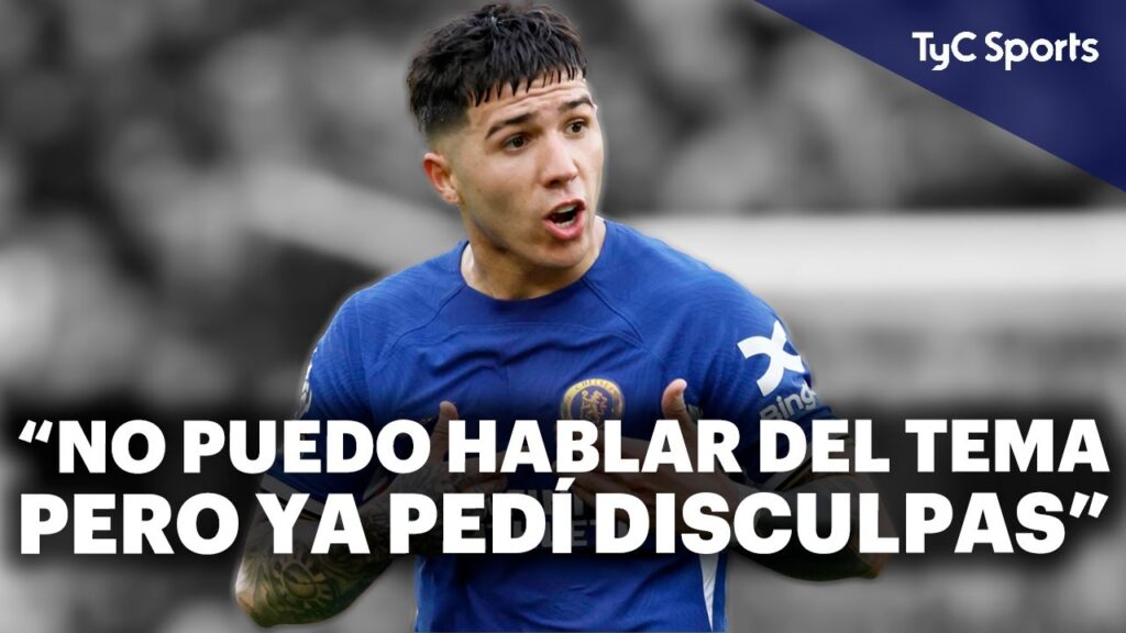 ENZO FERNÁNDEZ 🔥 "NO PUEDO HABLAR PERO YA PEDÍ DISCULPAS. ESTÁ TODO BIEN" | CHELSEA, POLÉMICA Y MÁS