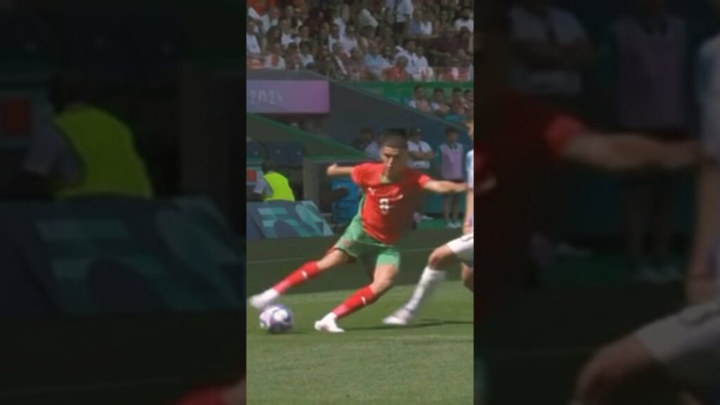بلال الخنوس يتلاعب بالدفاع الأرجنتيني 🦁🇦🇷#morocco #dimamaghrib #المغرب #qatar #فاس