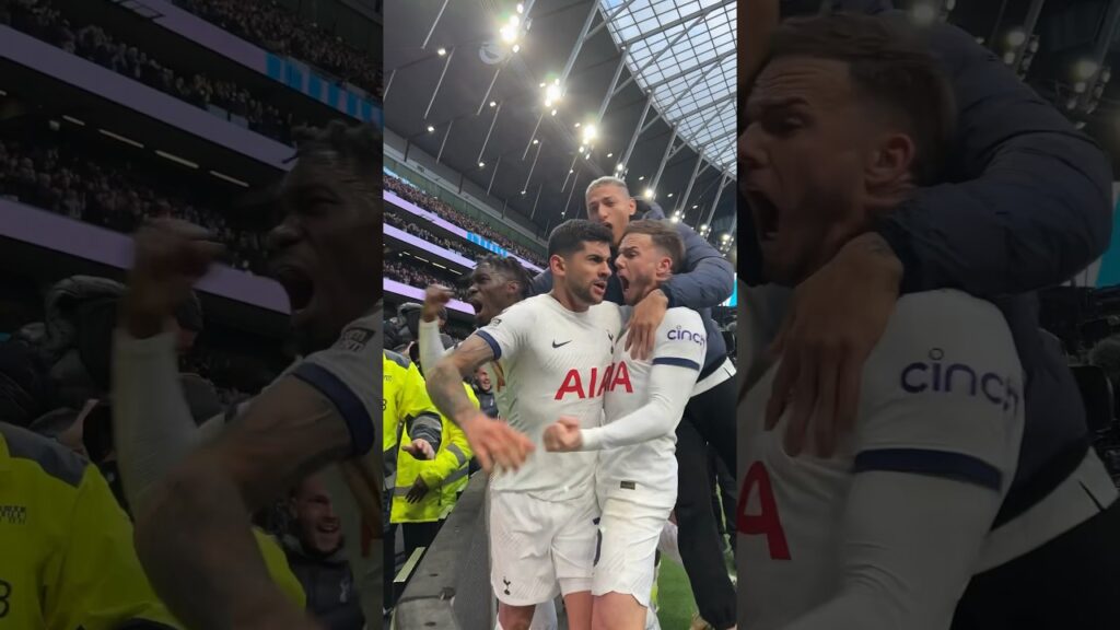 Rate this pitchside view of Romero’s goal 😮‍💨