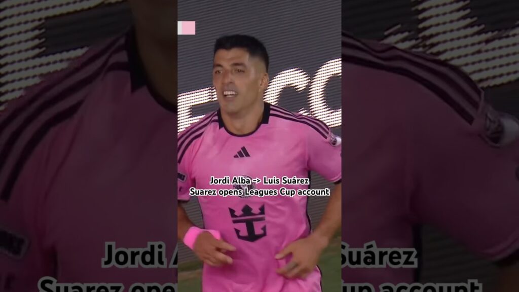 Jordi Alba finds Luis Suárez @intermiamicf goal vs. Puebla!