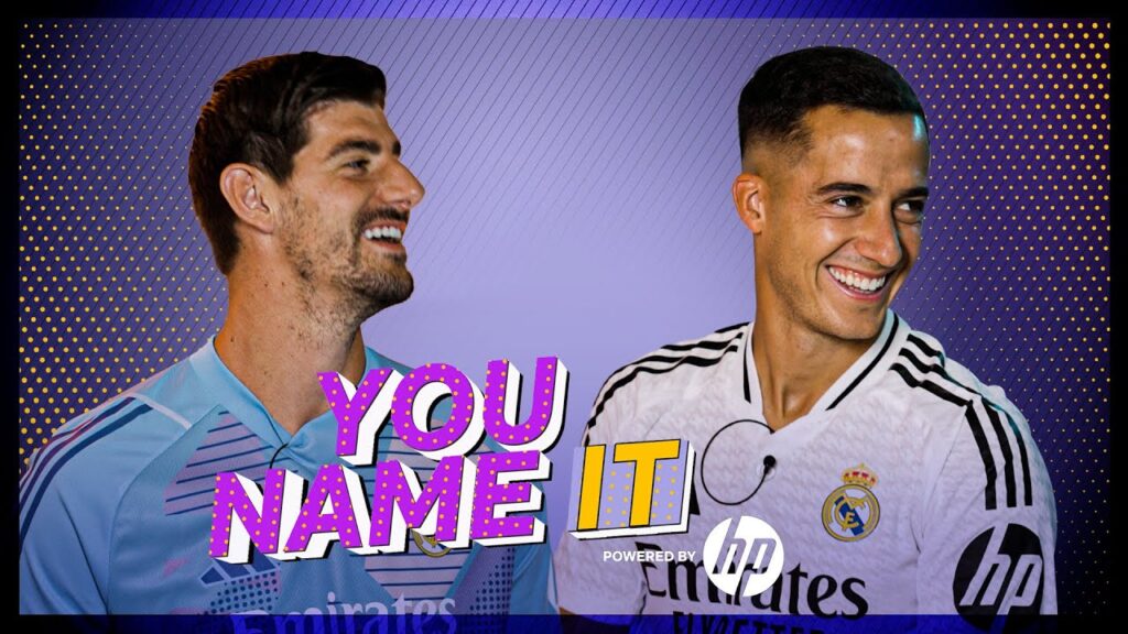 How many will they be able to guess? | Lucas Vázquez & Courtois | Real Madrid