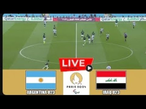 Argentina vs Iraq LIVE | Paris 2024 Olympics Men's Football | Match LIVE Today!