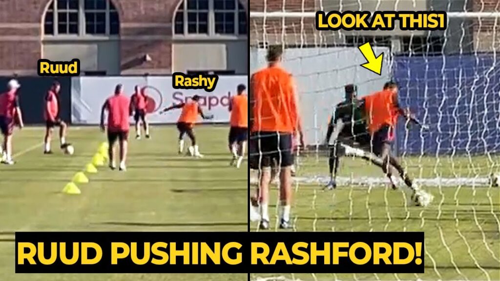 Van Nistelrooy yelled ‘QUICKEN IT UP’ to Rashford and he was quick in getting shot for a goal