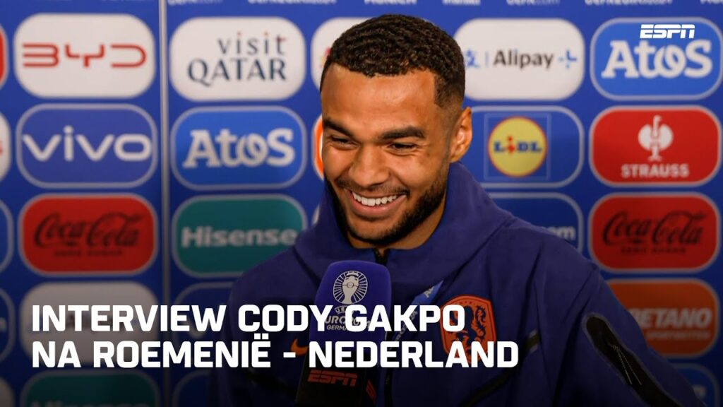 Gakpo: “We hebben de kans gekregen en die hebben we gepakt” | Interview na Roemenië - Nederland