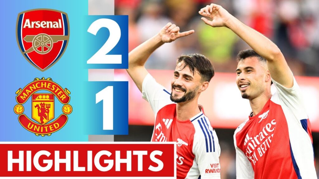 Martinelli, Jesus & Højlund GOALS! Arsenal vs Man United 2-1 HIGHLIGHTS!