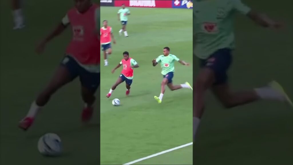 Gabriel didn’t hold back against Endrick 😨 (via sportscenterbr/IG) #shorts