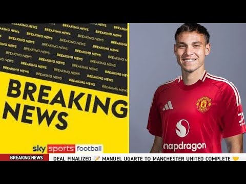 JUST IN ✅ MANUEL UGARTE' ARRIVES FOR FIRST TRAINING SESSION 🔥⚽️✅