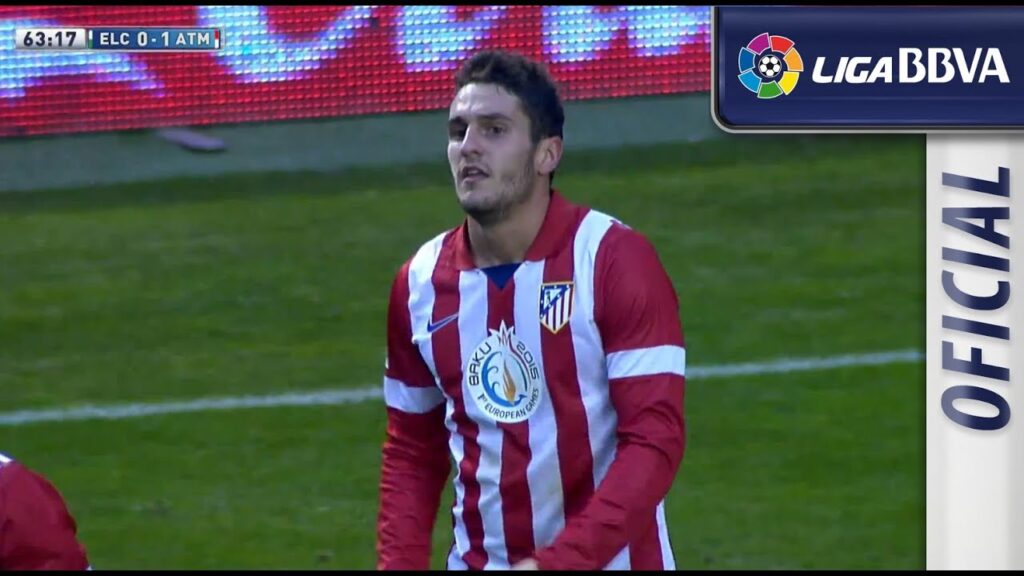 Gol de Koke (0-1) en el Elche CF - Atlético de Madrid - HD
