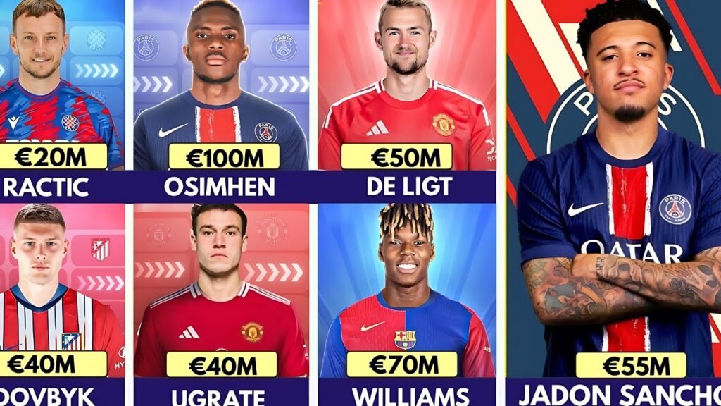 🚨 ALL LATEST CONFIRMED SUMMER TRANSFER WINTER SEASON 2024 🔥 Sancho to psg, De Ligt, Dovbyk, Williams