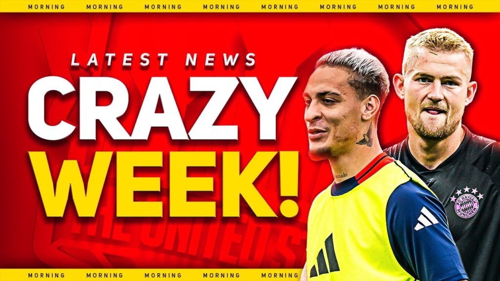 SHOCK Antony BID! De Ligt & Ugarte Done this Week! NEW 100K Stadium! Man Utd Transfer News