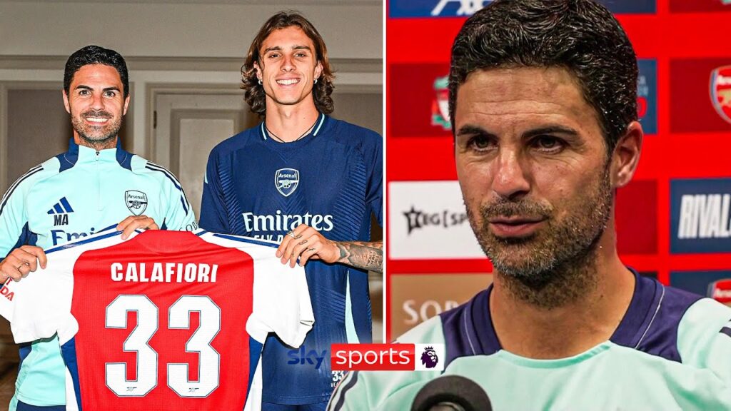 “Huge quality and capacity to develop… very good news for the team” 💪 Arteta on Calafiori 🗣 "Huge quality and capacity to develop... very good news for the team" 💪 Arteta on Calafiori 🗣