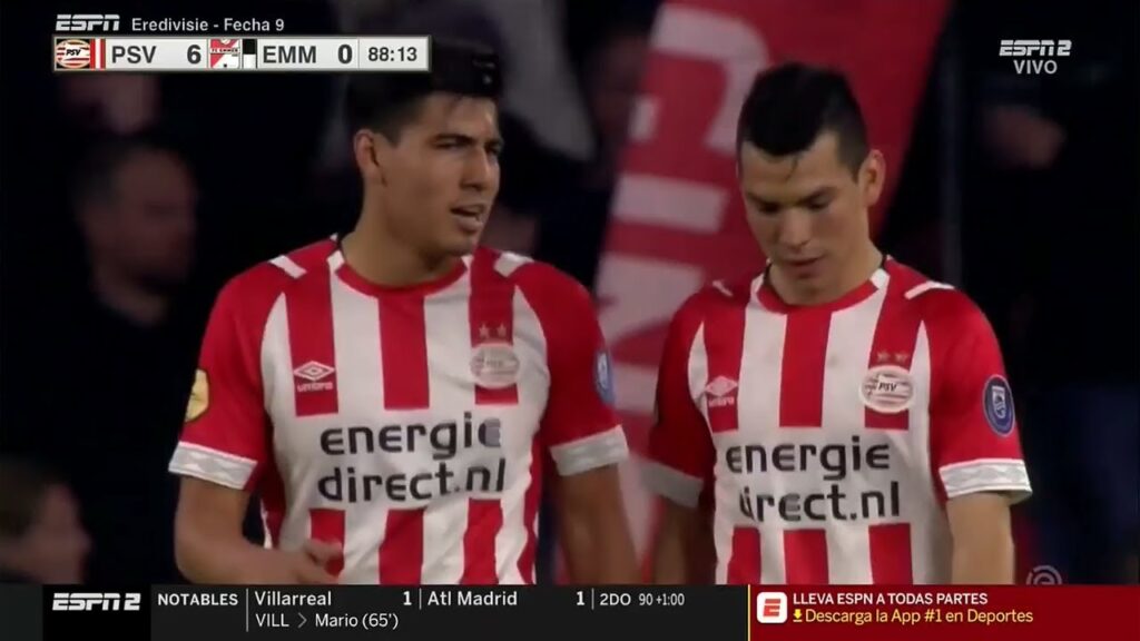 GOLAZO Del CHUCKY LOZANO y ERICK GUTIERREZ HOY 20 de Octubre