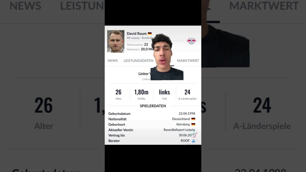@transfermarkt tut sich. Da noch was ? #fy #fussball #fürdich #fyp #rbleipzig #davidraum #markwert