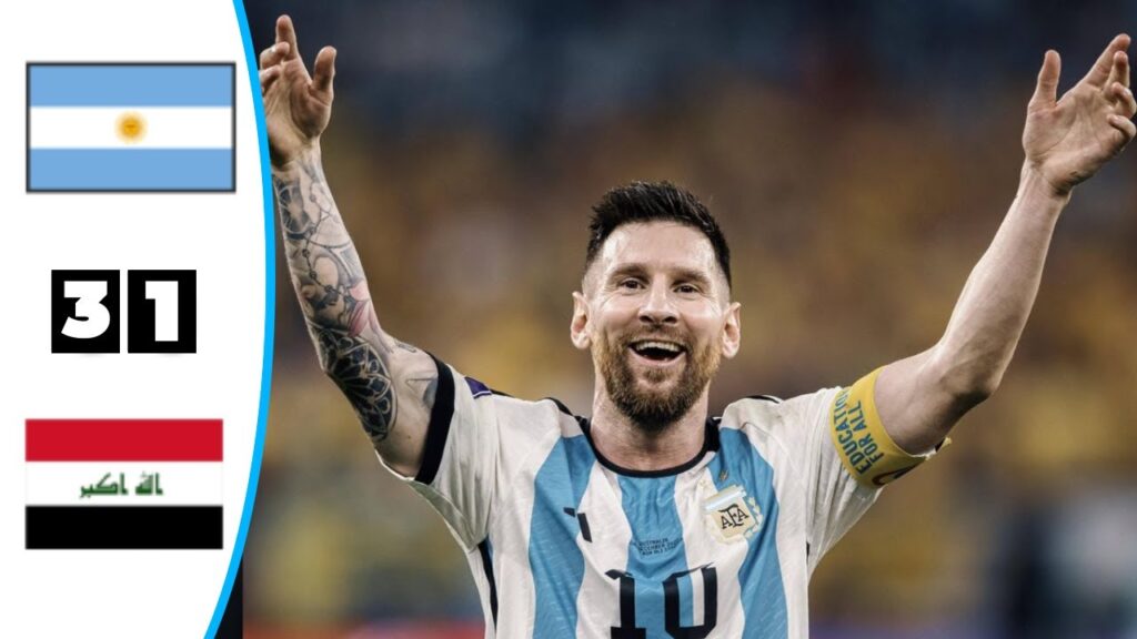Argentina vs Iraq Goals & Highlights | Paris 2024 Olympics
