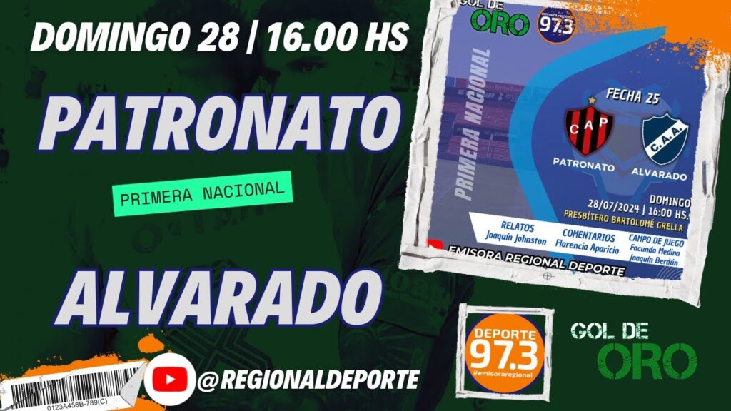 Patronato vs Alvarado | Primera Nacional