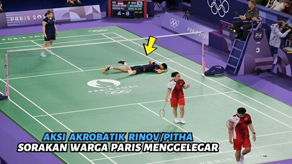 🔴 Detik-Detik Rinov/Pitha Tumbangkan Pasangan Korea di Olimpiade Paris 2024, Defencenya Luar Biasa