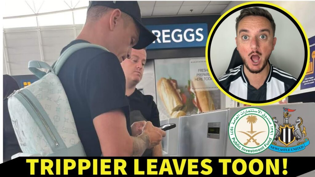 Kieran Trippier DEPARTS Newcastle Airport Amid Saudi Rumours + Miguel Almiron Close To Follow!
