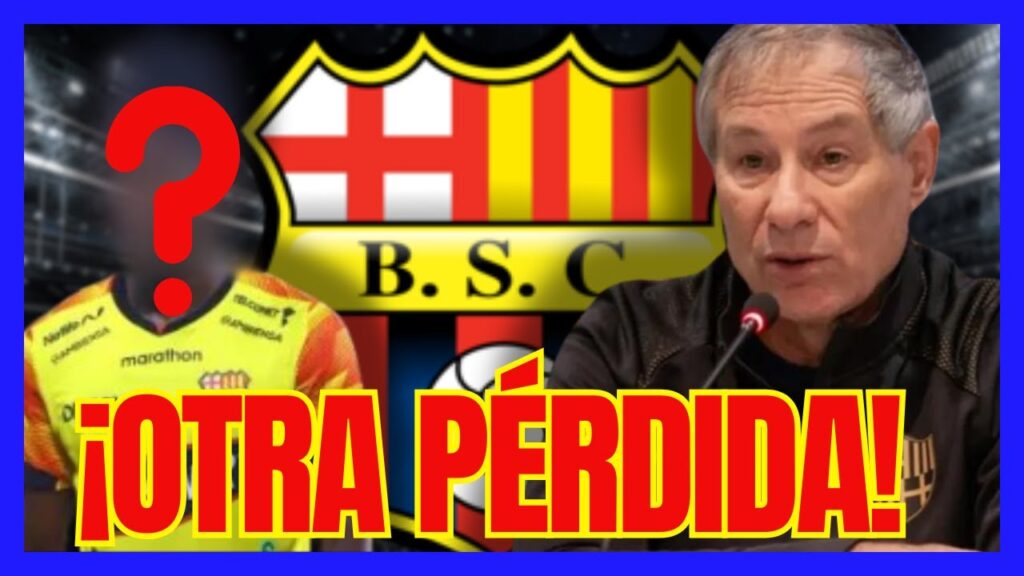 🚨¡FUERA DE BARCELONA SC! - Holan pierde GRAN JUGADOR y sorprende en BSC