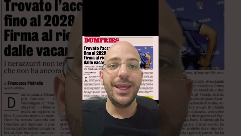GAZZETTA 2/2 28/07/24 #inter #dumfries #calciomercato #youtube #shorts #youtubeshorts