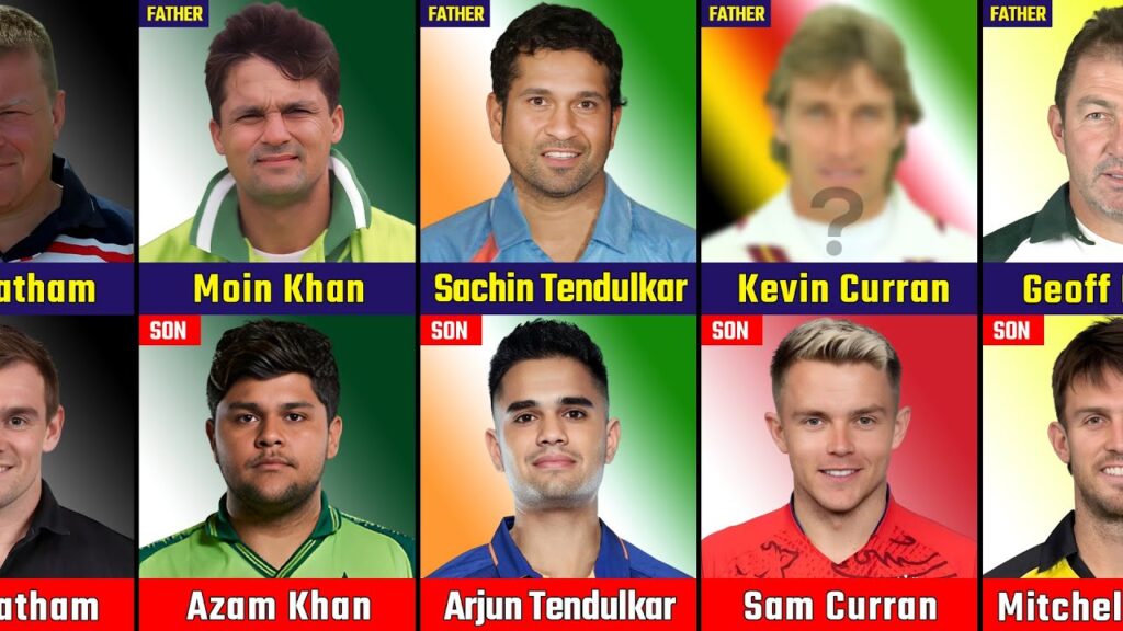 Father-Son Who Play International Cricket