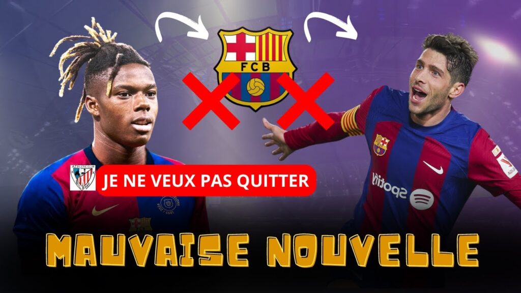 ✅Mauvaise Nouvelle Pour Barça Nico Williams #realmadrid #messi  #sadiomane  #footmercato #barça