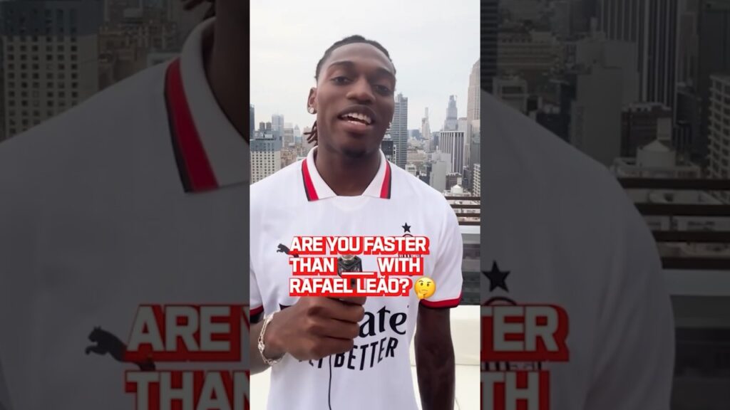 Rafael Leão wants to see @IShowSpeed 1v.1 😂