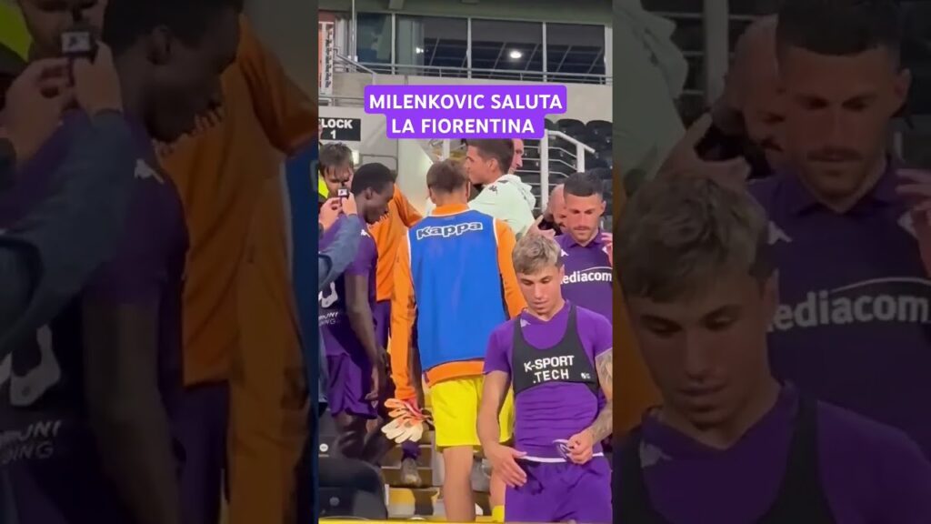 🥺 A fine partita, Nikola Milenkovic saluta i suoi ex compagni di squadra 💜