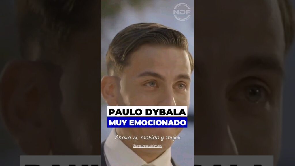 La gran emoción de Paulo Dybala cuando le coloca el anillo a Oriana Sabatini 😍