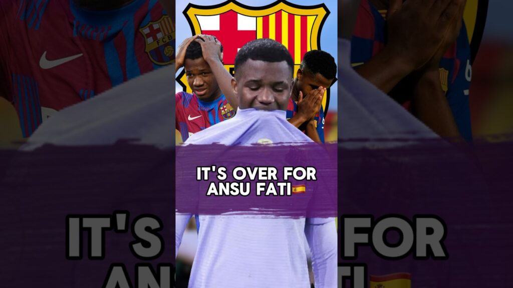 Ansu Fati’s TIME IS OVER at BARCELONA😳