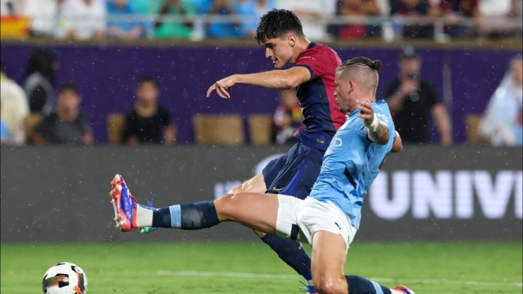 Pau Victor Debut vs Manchester City (31/7/24)