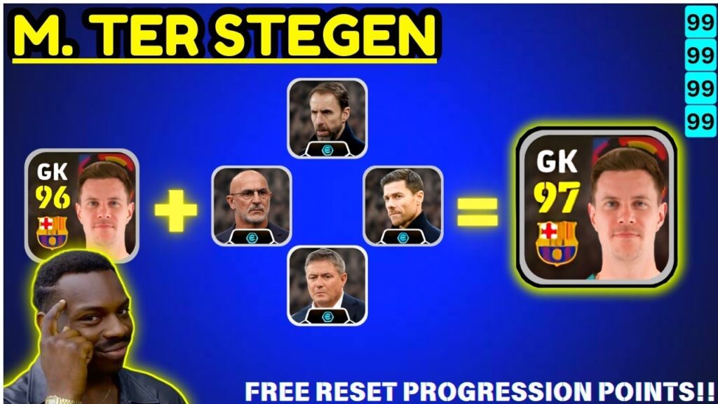 HOW TO TRAIN BASE M. TER STEGEN FOR BEST STATS!!🤯🔥 | Stegen Efootball 2024 | Efootball 2024 Mobile