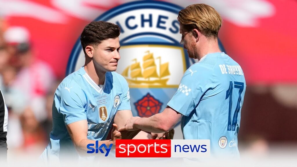 Pep Guardiola insists Kevin De Bruyne will stay but Julian Alvarez's Man City future uncertain