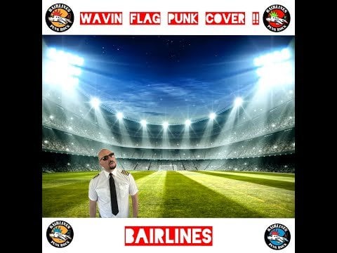 World Cup 2010 Wavin Flag - Punk Rock Cover By Bairlines