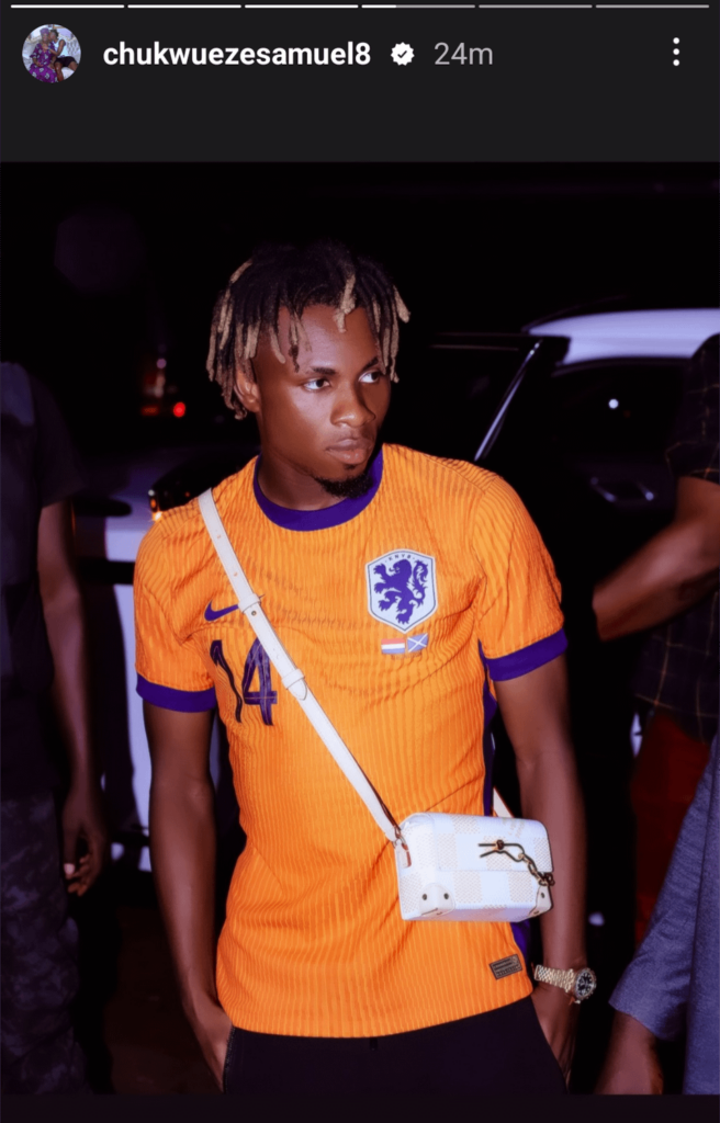 Another day, another post about Chukwueze supporting a teammate at the Euros