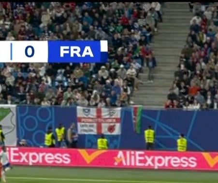 Portsmouth spotted during France V Portugal