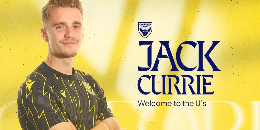 Jack Currie joins Oxford United