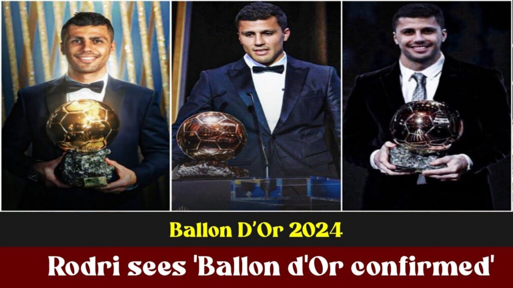 Rodri sees Ballon d'Or 2024 win confirmed!