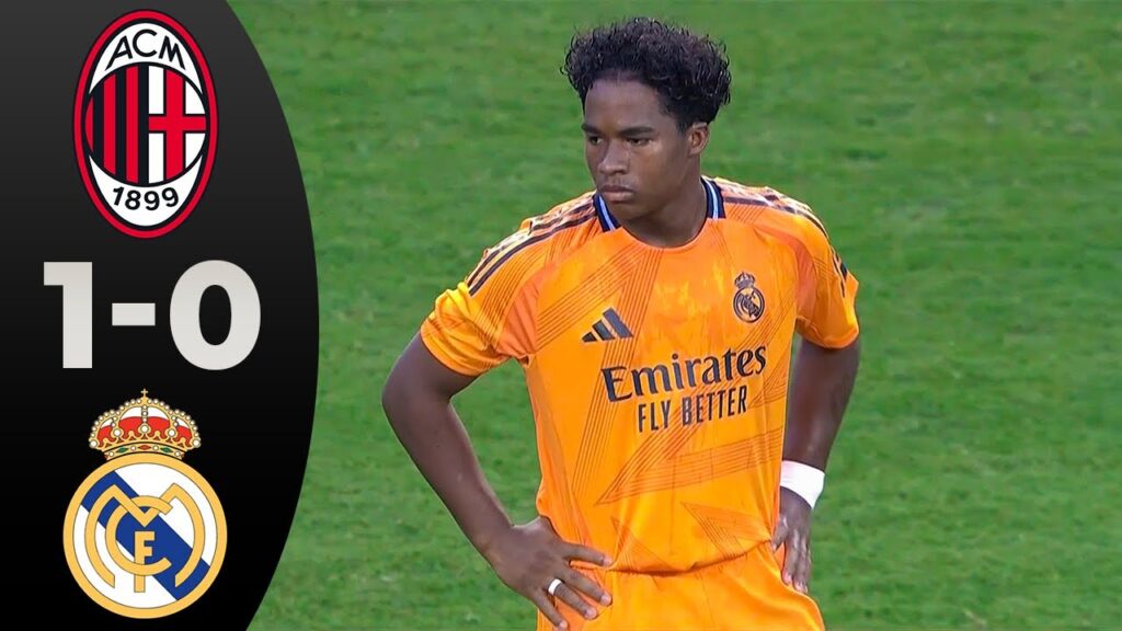 Milan vs Real Madrid 1-0 - All Goals & Highlights (Endrick Debut) 2024