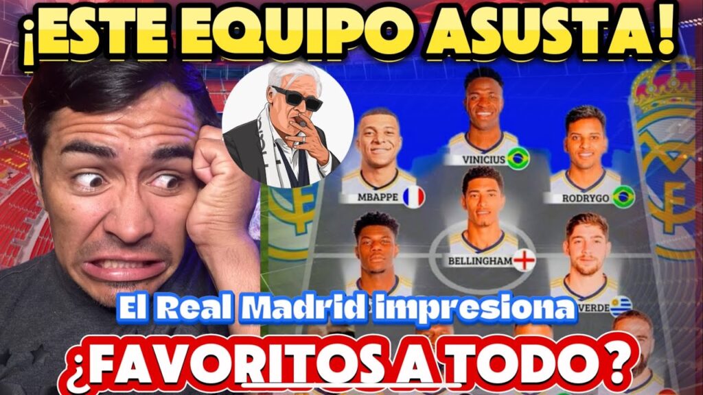 EL REAL MADRID DA MIEDO, ¿LA MEJOR PLANTILLA DEL MUNDO? 😯🤔☝🏼