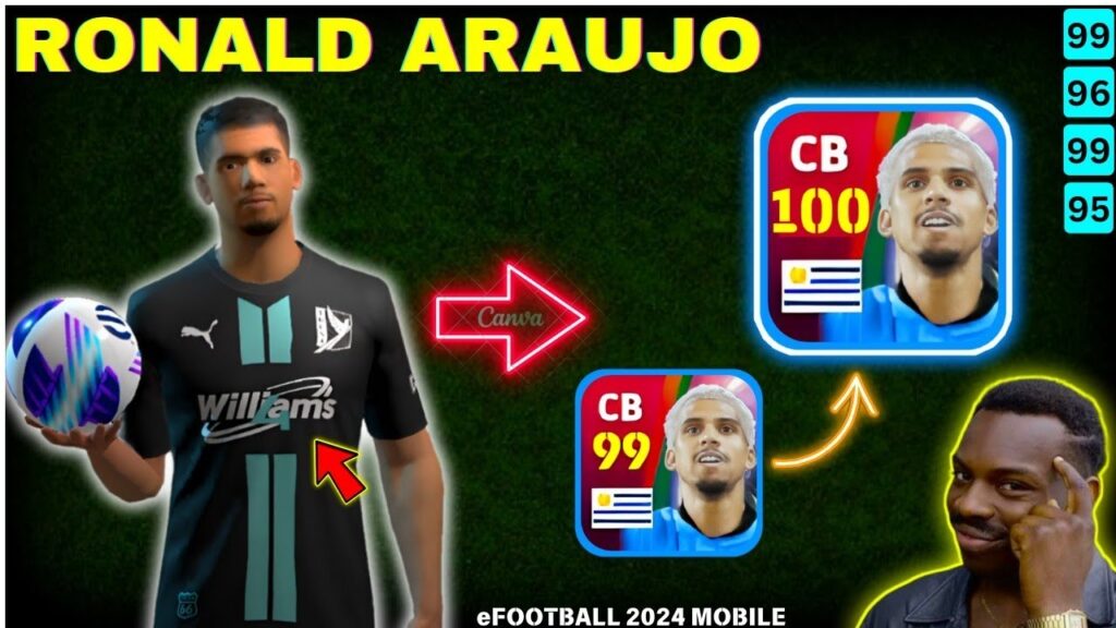 NATIONAL R. ARAUJO BEST TRAINING!!🧱💥 | Best CB Efootball 2024 | Efootball 2024 Mobile