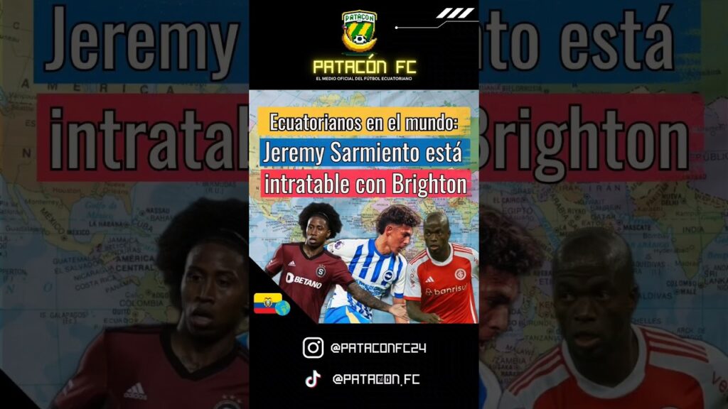 Jeremy Sarmiento vuelve a anotar con el Brighton y Angelo Preciado suma una nueva asistencia