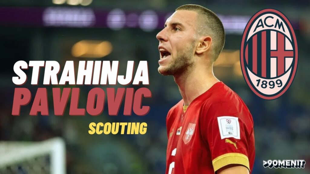 Strahinja Pavlovic Skills,Welcome to Milan🔴⚫Inter atacker got pocked ? #fypviral シ  #pavlovic