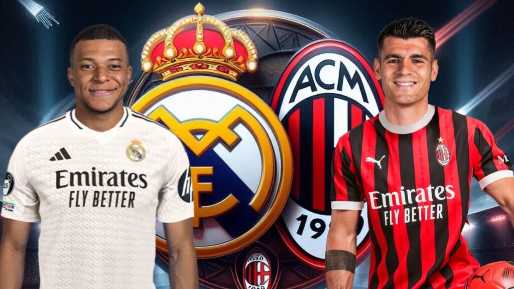 REAL MADRID VS AC MILAN SOCCER CHAMPIONS TOUR