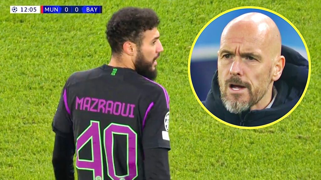 Noussair Mazraoui vs Ten Hag at Old Trafford | WELCOME TO MAN UNITED 🔴